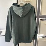 ANINE BING Sport Vincent NYC Hoodie Sweatshirt in Charcoal Green Photo 4