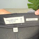 Abercrombie & Fitch Ankle Straight Ultra High Rise Vegan Leather Pants Size 28/6 Photo 5