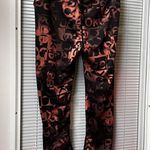 Reebok Leggings Women's XS Speedwick Multicolor Logo Pants Black Xsmall DDC-C Photo 2