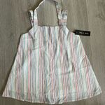 Doe & Rae NWT  Sunkissed Multicolored Stripes Open Back Halter Tank size S Photo 7