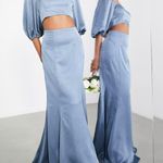 ASOS Blue Satin Set Photo 0