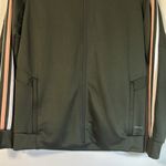 Adidas  Women’s Climalite Lightweight Full Zip Olive Jacket Size S Photo 4