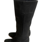 Frye Vintage black Leather Pull On Tall Heeled Boot Sz 6M C3666cuff or tall Photo 0