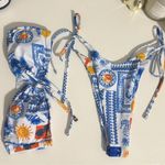 Printed Bikini Blue Photo 0