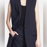 Rag and Bone  Francois Womens Oversized Navy Wool
Vest XSmall Photo 10