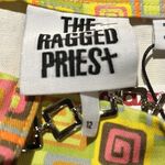 The Ragged Priest NWOT  THINKER SKIRT COTTON WITH CHAIN BELT MULTI 12 Photo 9