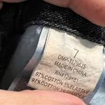 Machine jeans, women’s size 29, , mid rise, distressed, cut out, straight leg Blue Photo 4