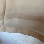 Weekday  Sheer Cream Gold Crewneck Blouse Size Small Photo 7