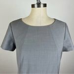 Theory Rikae Grey Wool Blend Sheath Dress Photo 2