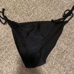 Xhilaration Black String Bikini Bottoms Photo 0