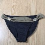Venus B3 Swimsuit Bikini Bottoms with Gold Details Black Dark Tan Size 4 Photo 0