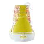 Vans  Floral Yellow and Orange Sneakers UNISEX MEN 5.5  WOMEN 7 Photo 2