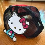 Hello Kitty Sanrio  Trucker Cap in Red and Black SnapBack NWT Photo 2