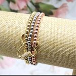 Butterfly Bracelet 1 Set Stainless Steel Gold Photo 1