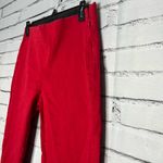 Old Navy Red Straight Leg Pants Y2K High Rise/Waist Business Casual SZ 8 Retro Photo 5