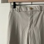 Spanx NWT Stretch Twill Slim Straight Pant Petite Small Bone Khaki Super Smooth Photo 2