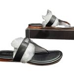 Coach  Black Thong Sandal Size 10 Photo 2