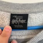 Harry Potter Wizarding World of  Sweatshirt Gryffindor Medium Gray Crewneck Patch Photo 4