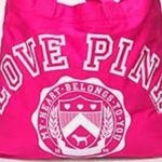 PINK - Victoria's Secret VICTORIA’S SECRET PINK Canvas Tote Bag Photo 8