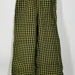 Not Perfect Limen Gingham Green Pants Photo 0