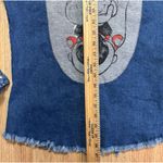 Minnie Mouse Denim Jean Jacket Shirt Shacket Grunge Retro Says Medium See Msrmts Blue Photo 7