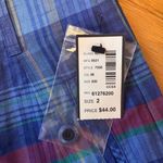 The Limited NWT  Size 2 Vintage Plaid Walking Shorts High V Waist Pockets Photo 3