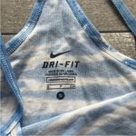 Nike  Size Small Dri-Fit Blue and White Tie Dye Athletic Tank Top. Photo 4