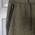 American Eagle Pull On Drawstring Jogger Sweatpants Zip Pockets Size MD Athletic Gray Size M Photo 4