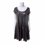 Blackmilk  Mermaid Scales Mini Dress Size XL Chameleon Photo 1