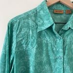 Wrangler  Turquoise Paisley Shirt Photo 2