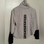 Adidas  Womens grey and‎ black hynek cropped pullover - size small Photo 2