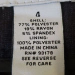 Carmen Marc Valvo Denim Pencil Skirt Size 4 Photo 4