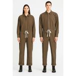 Eileen Fisher NWT Classic Collar Jumpsuit in Surplus Unisex Utility Coverall XS Photo 2
