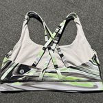 Lululemon Energy Bra Size 6 Medium Support B/C Cup Paint Glide Warp Multi Photo 1