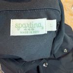 Spartina 449  Peyton Long Sleeve Shirt Dress Midi Black Size Large Photo 4