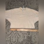 Babaton The Group  Aritzia Alpaca Crop Oversized Sweater Pullover 
Size XXS Cream Photo 3