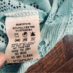 High / low open work top, no size, see measurements, approx S Blue Size undefined Photo 6