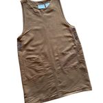 Erika Vintage 90s Brown / khaki overall utility pinafore dress š„ Photo 0