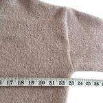 H&M Blush Pink Sparkly Metallic Crewneck Crop Sweater Women’s Size Medium Photo 4