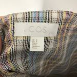 COS  Checkered MIDI Dress Straight Neck Size 8 Photo 8