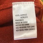 Carol Rose  orange open hooded cardigan Photo 5