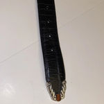 Brighton Leather Belt 90s Vintage Y2K, Black Photo 8