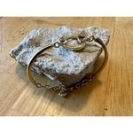 Swavorski Swarovski 992677‎ Women’s Geometric Gold Armband Bangle EUC Photo 2