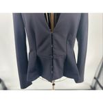 Rebecca Taylor Black Peplum Jacket Hook Eye Closure Blazer Women’s Size 6 Photo 10