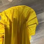 Yellow and Brown Strapless Dress Size 4 Photo 7