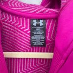 Under Armour Knit Full Zip Hooded Jacket Size small in Fuschia Photo 6
