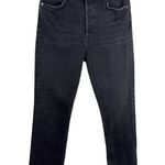 AGOLDE Riley High Rise Straight Crop Jeans in Panoramic Size 29 Button Fly Denim Photo 1