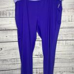 Reebok  Purple Athletic Pants Fold Over Waist 26/28 Photo 0