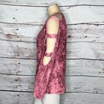 ODDY Size 2XL Pink & Purple Acid Wash Cage Long Sleeve Knit Top Shirt Photo 2