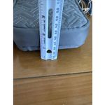 Isaac Mizrahi NWT  Quilted Puffer Gray Crossbody Bag Gold Tone Hardware Photo 9